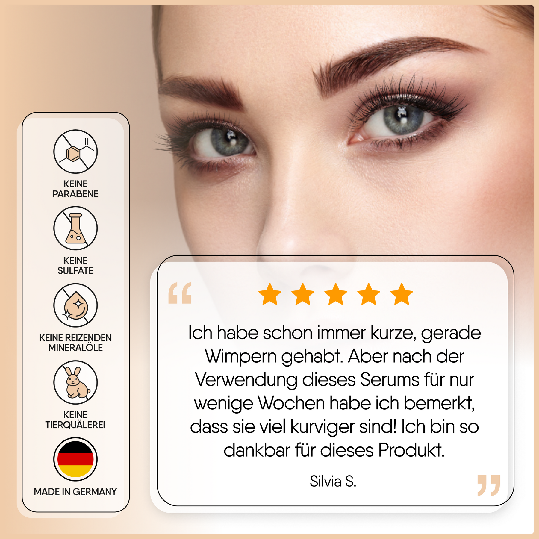 Glamour Lashes Wimpernserum und Augenbrauenserum