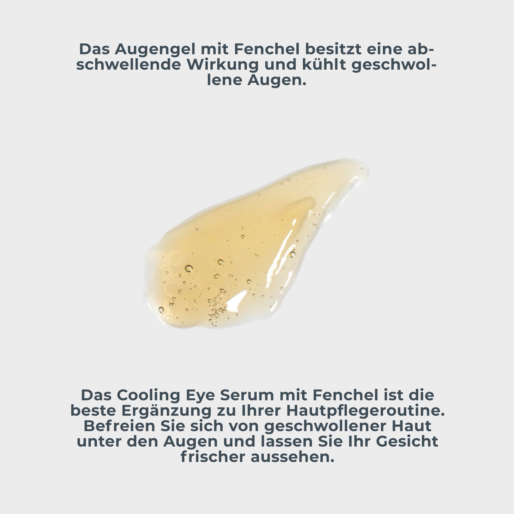 Kühlendes Augenserum mit Fenchel