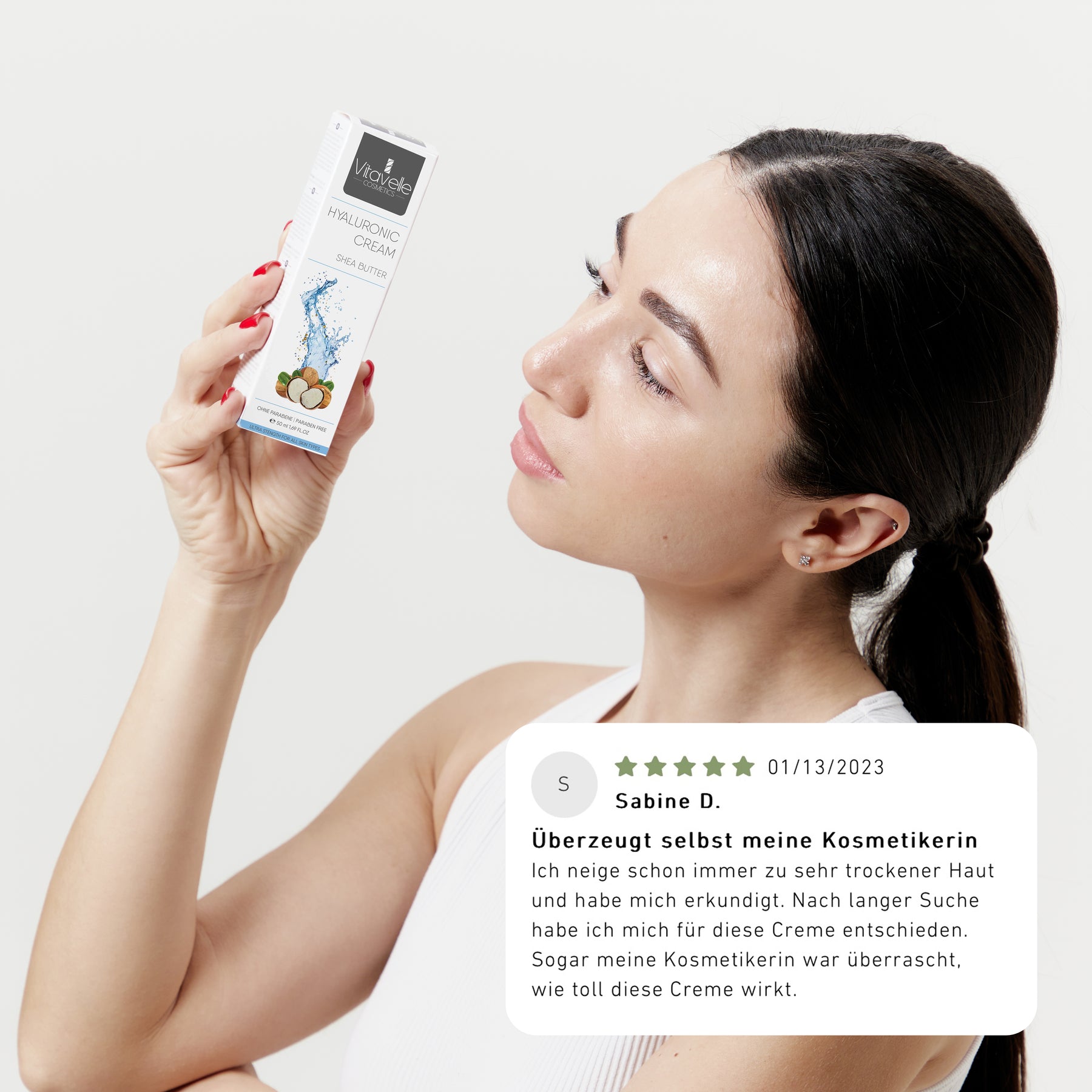 Hyaluronsäure Creme mit Sheabutter
