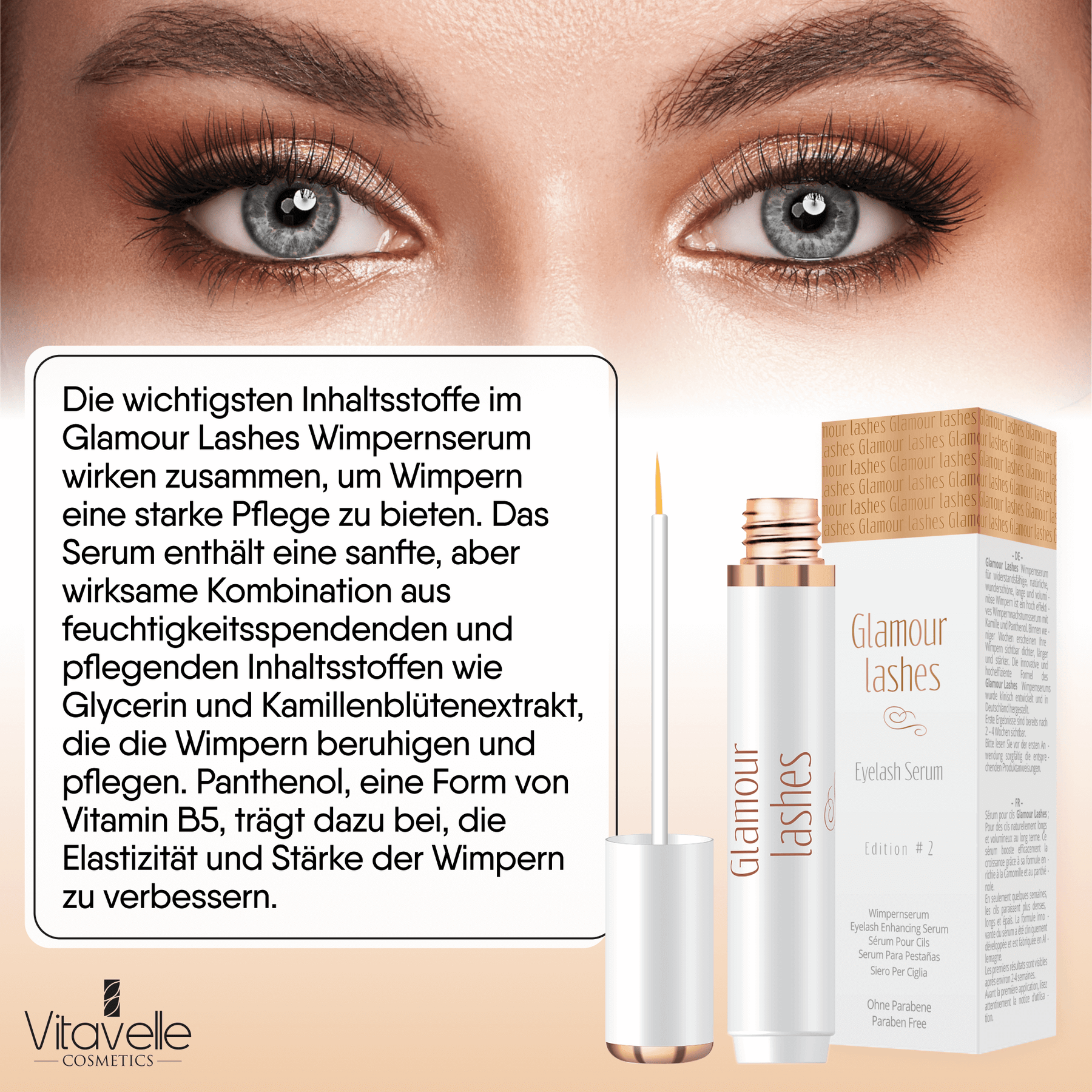 Glamour Lashes Wimpernserum und Augenbrauenserum