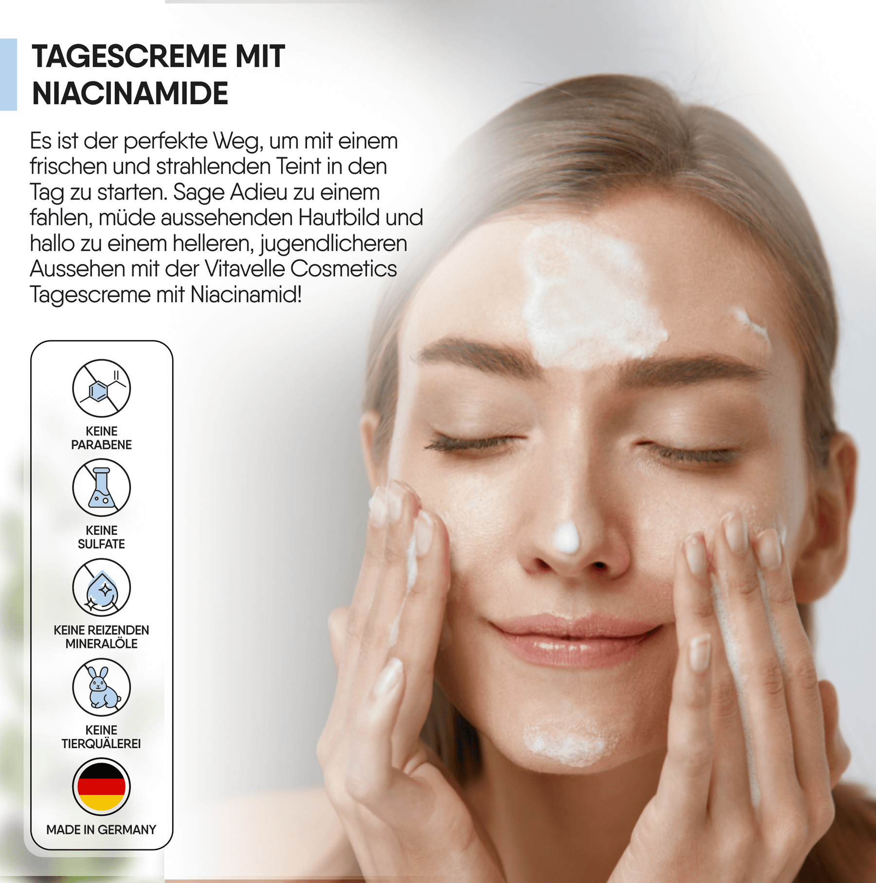 Dagcreme med niacinamider