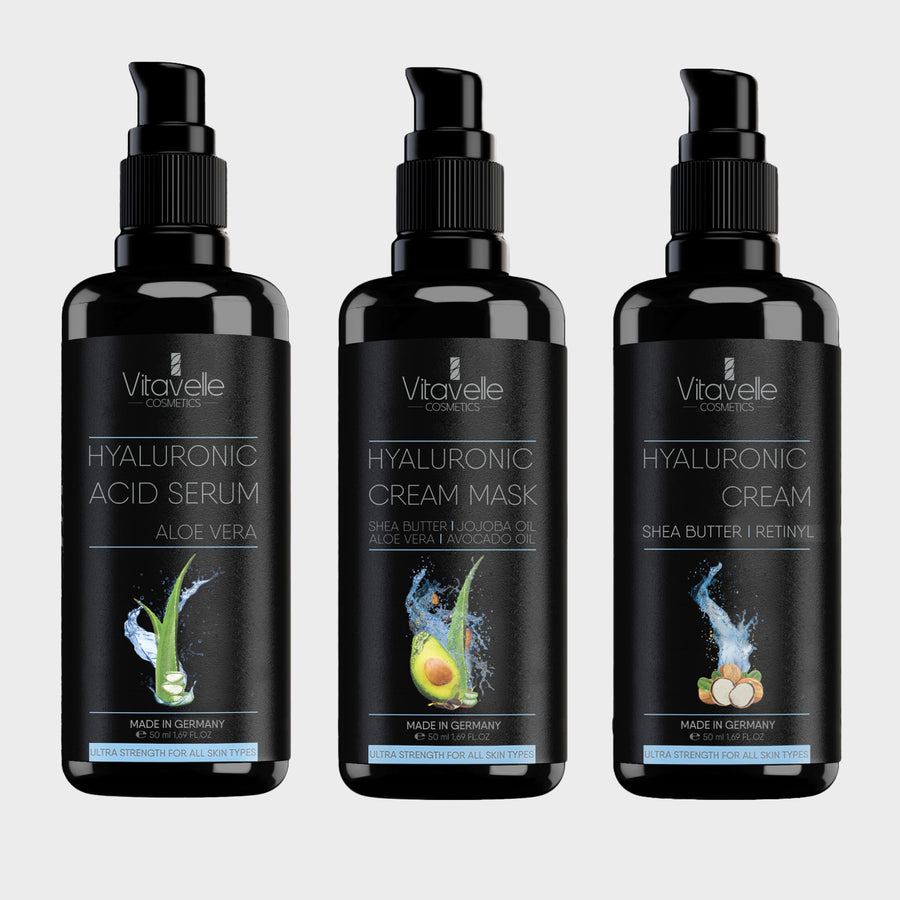 Hyaluronsyre sæt #1 - 3 x 50 ml