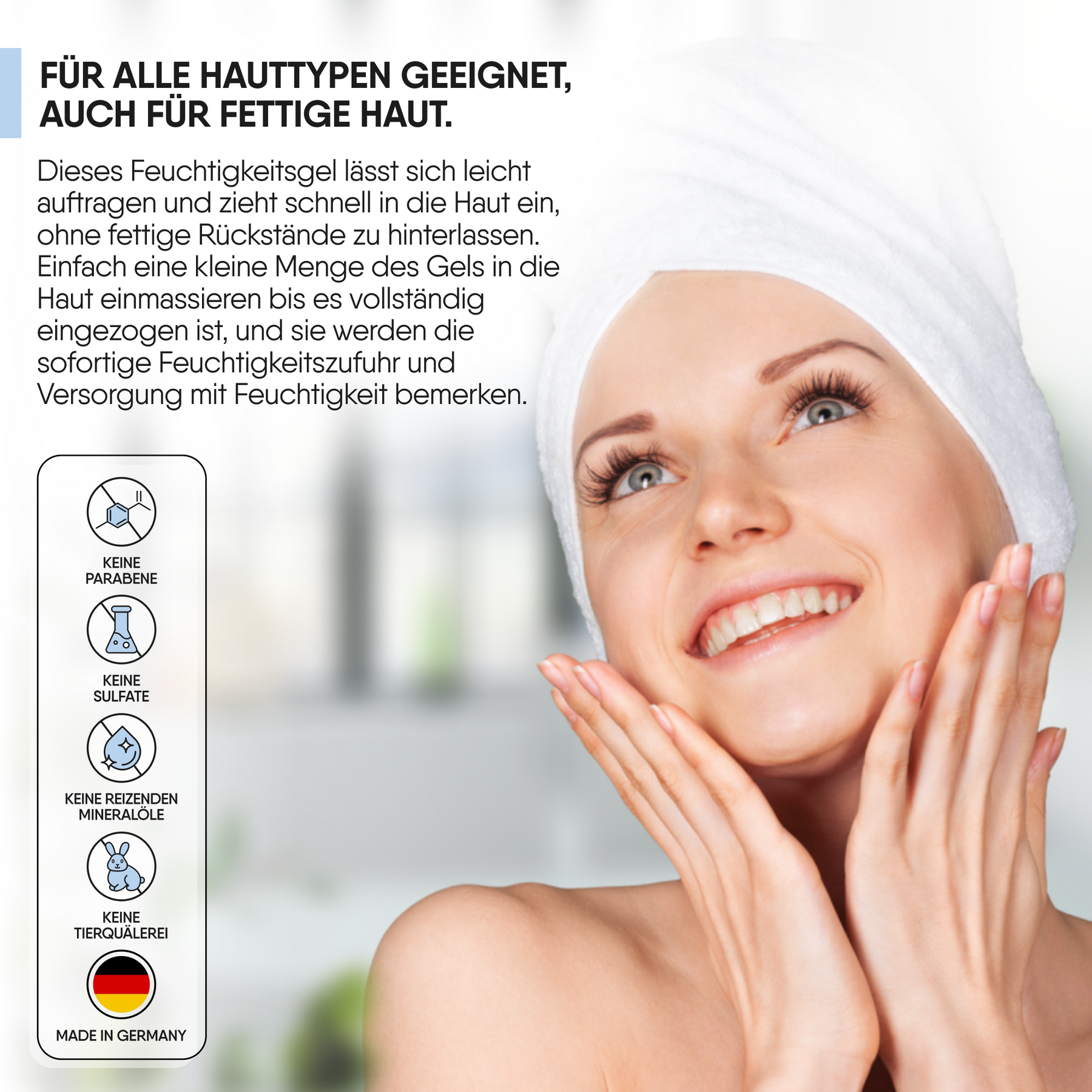 Hydrating face gel