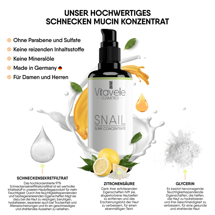 Snail Mucin Concentrate - Highly concentrated
