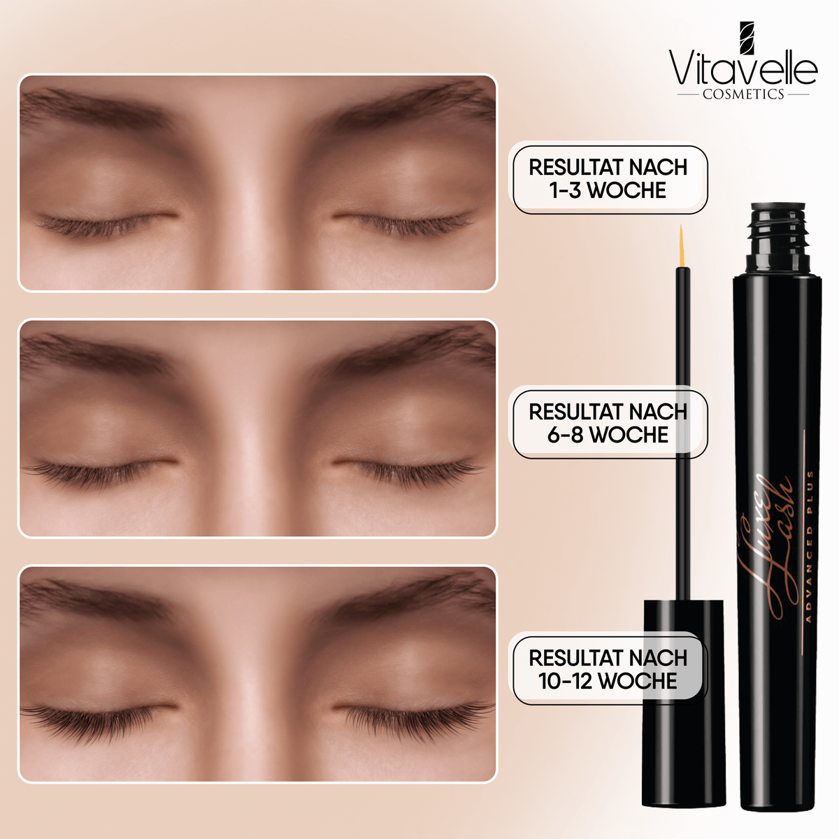Luxe Lash Advanced Plus eyelash serum and eyebrow serum