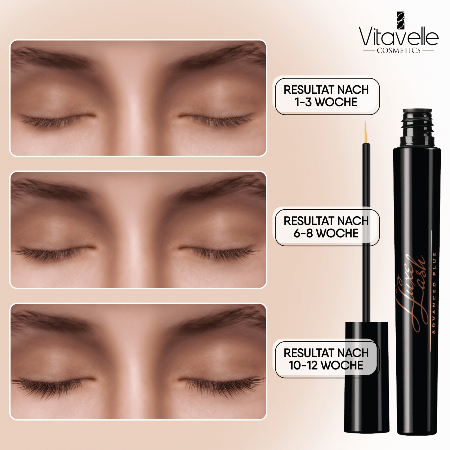 Luxe Lash Advanced Plus eyelash serum and eyebrow serum