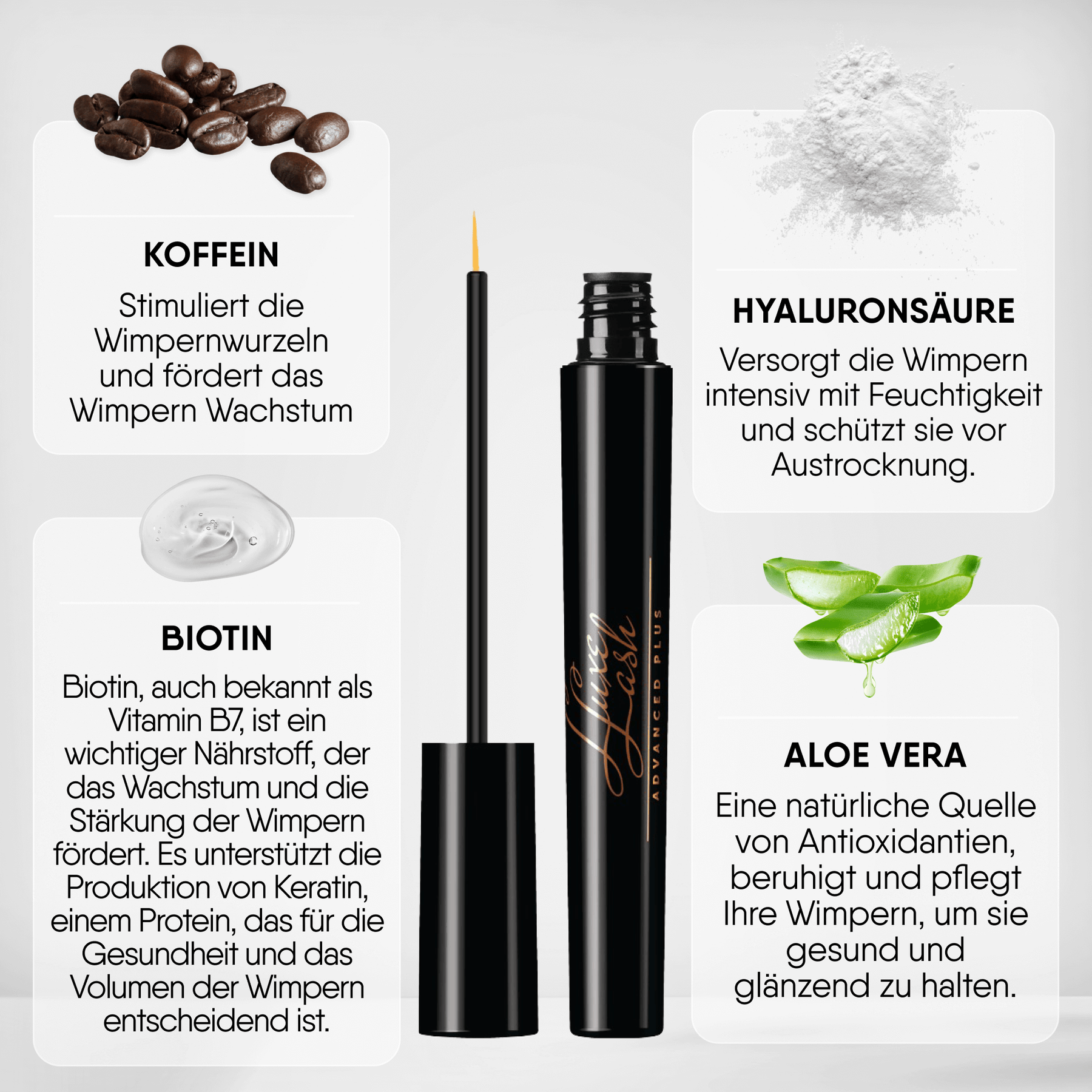 Luxe Lash Advanced Plus eyelash serum and eyebrow serum