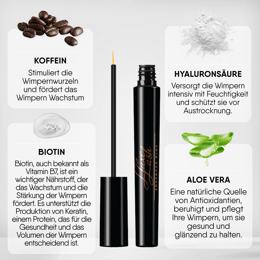 Luxe Lash Advanced Plus eyelash serum and eyebrow serum