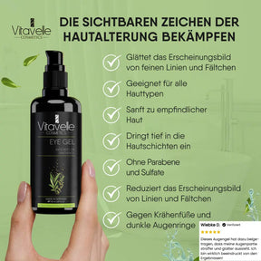 Eye gel with avocado oil and panthenol