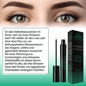 Luxe Lash Aloe Vera Plus eyelash serum and eyebrow serum