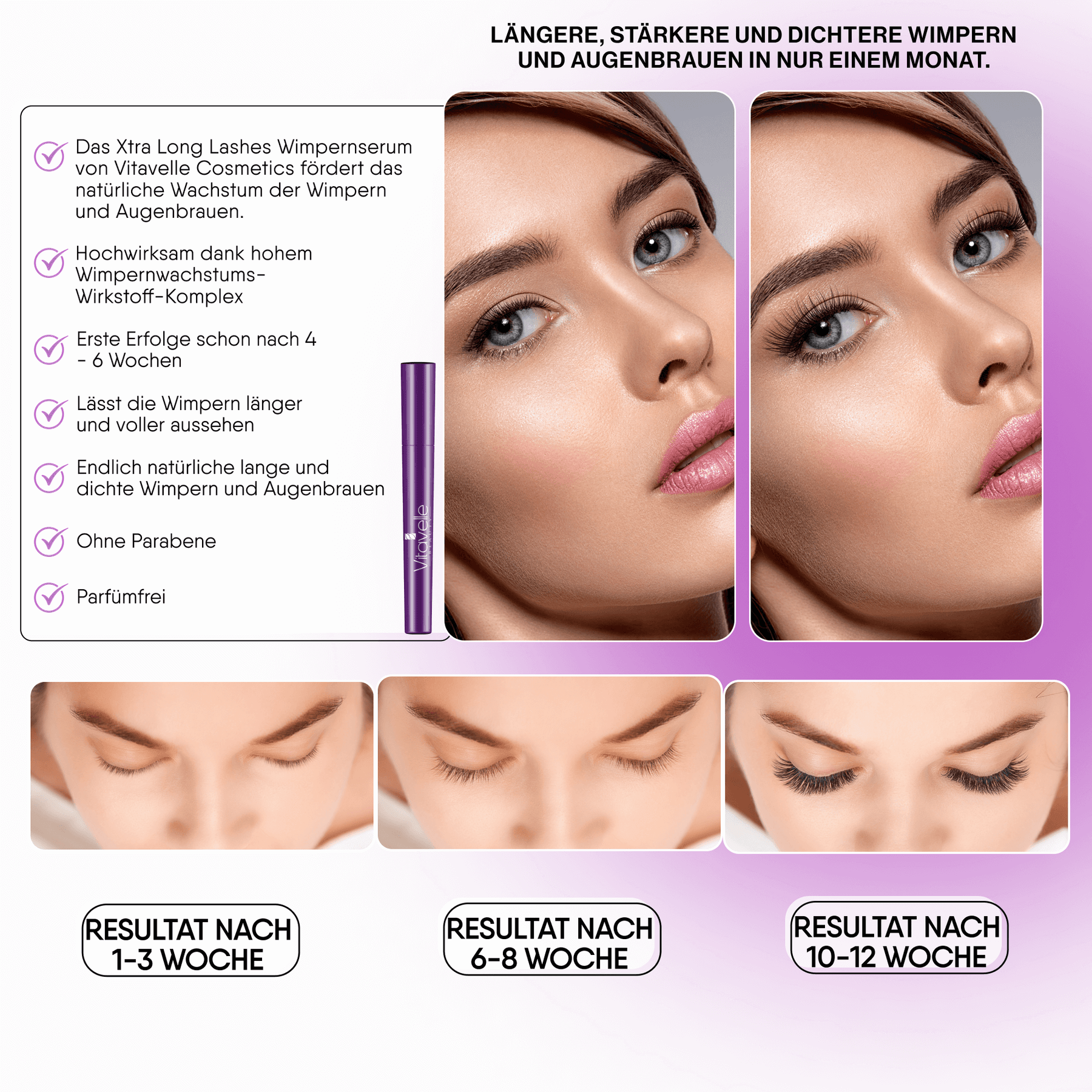 Xtra Long Lashes eyelash serum and eyebrow serum
