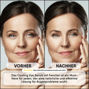 Cooling eye serum with fennel extract
