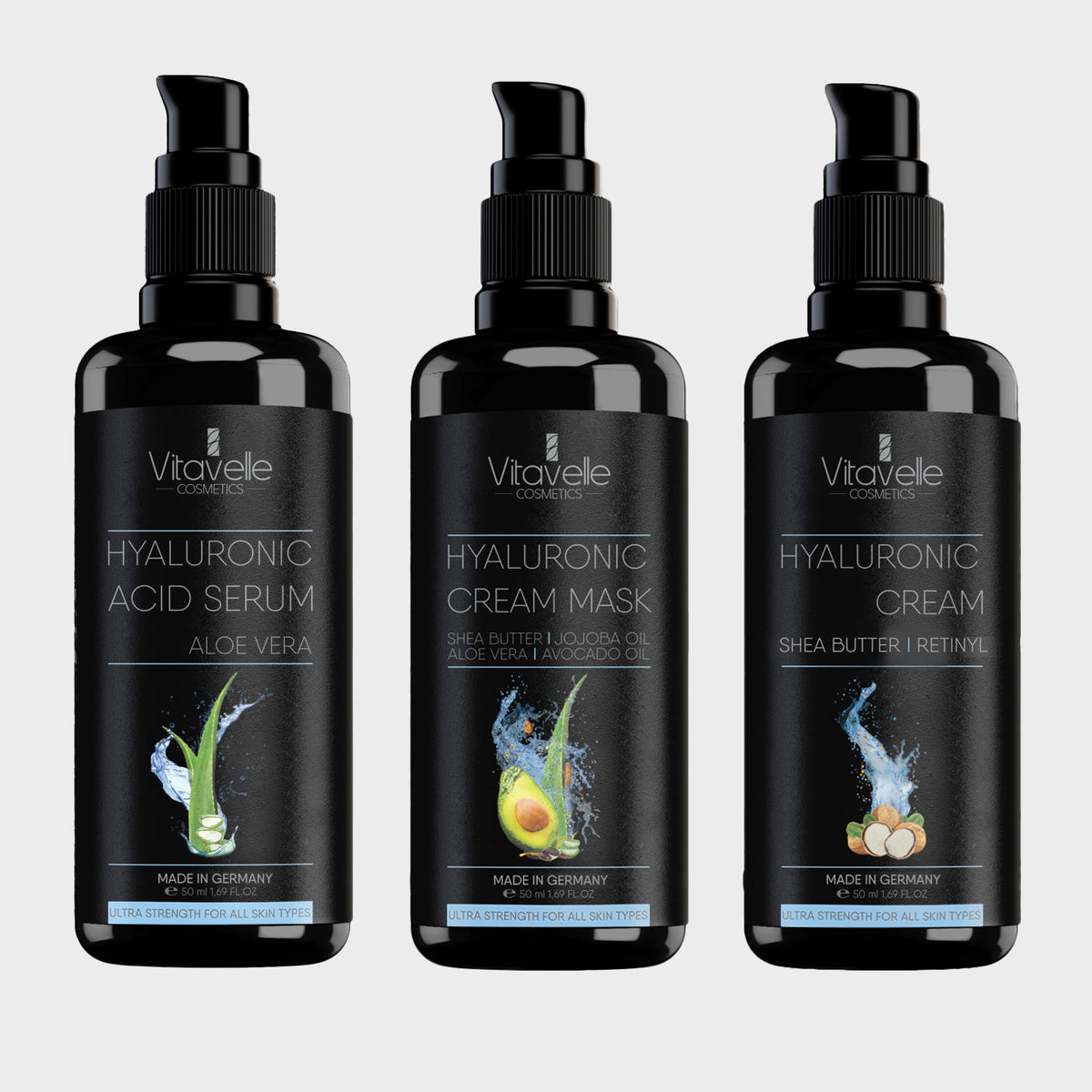 Hyaluronic acid set #1 - 3 x 50ml