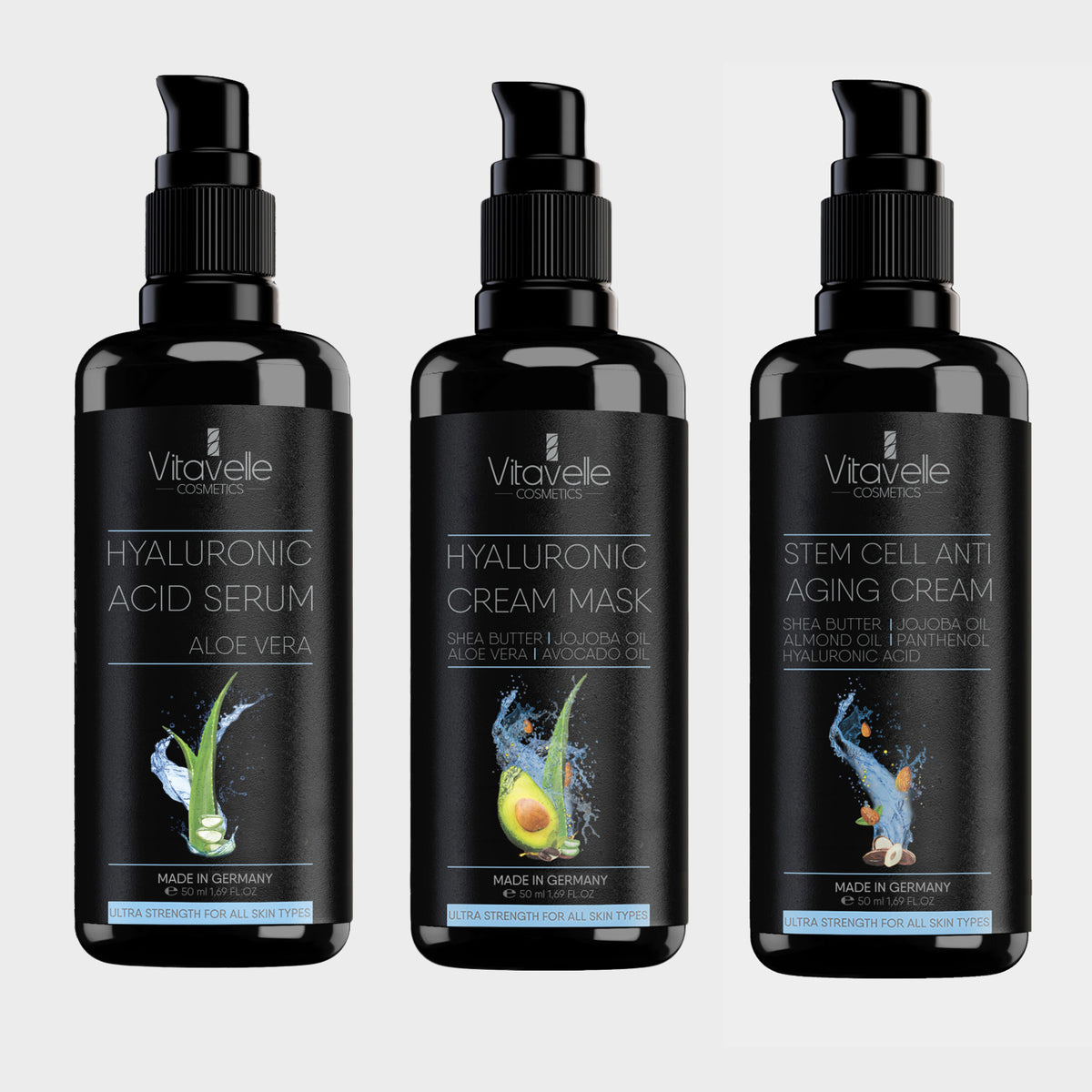 Hyaluronic acid set #2 - 3 x 50ml