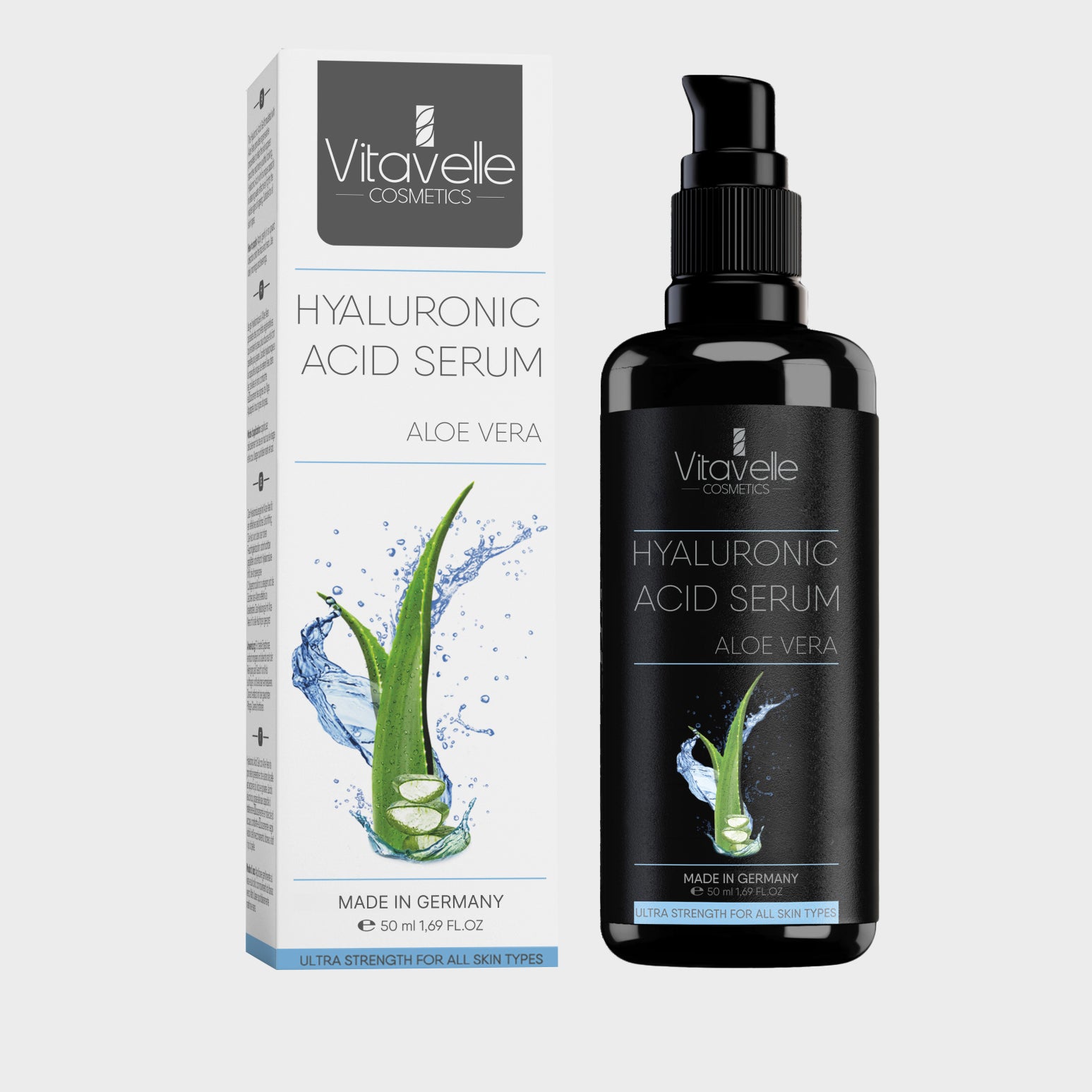 Hyaluronic acid serum with aloe vera