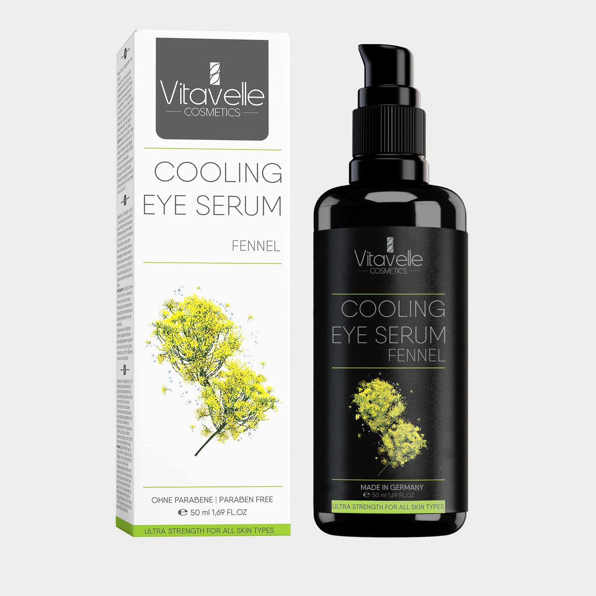 Cooling eye serum with fennel extract