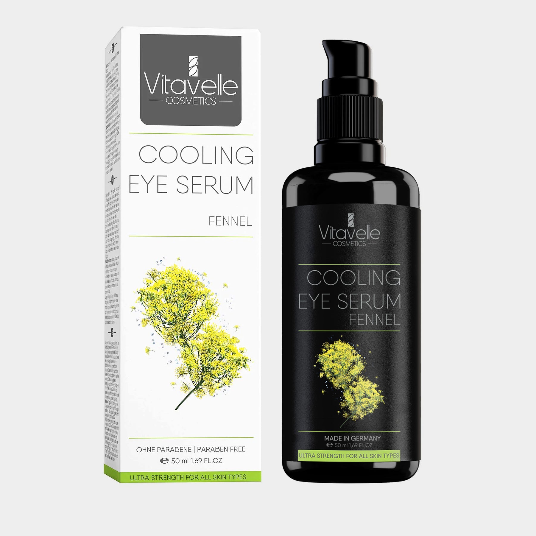 Cooling eye serum with fennel extract