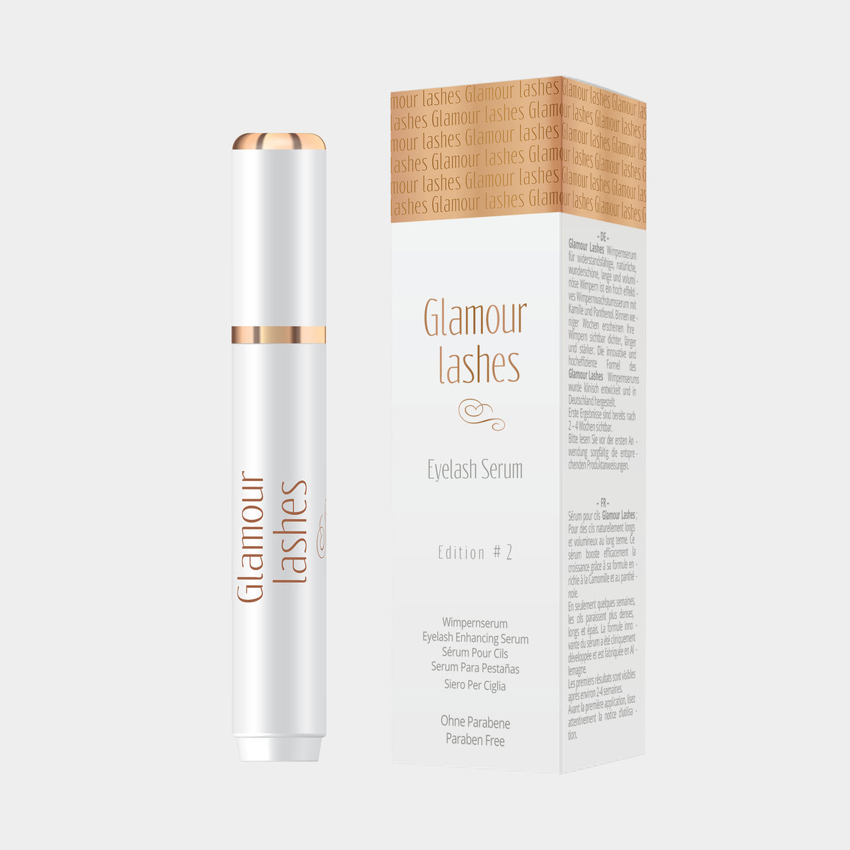 Glamour Lashes eyelash serum and eyebrow serum