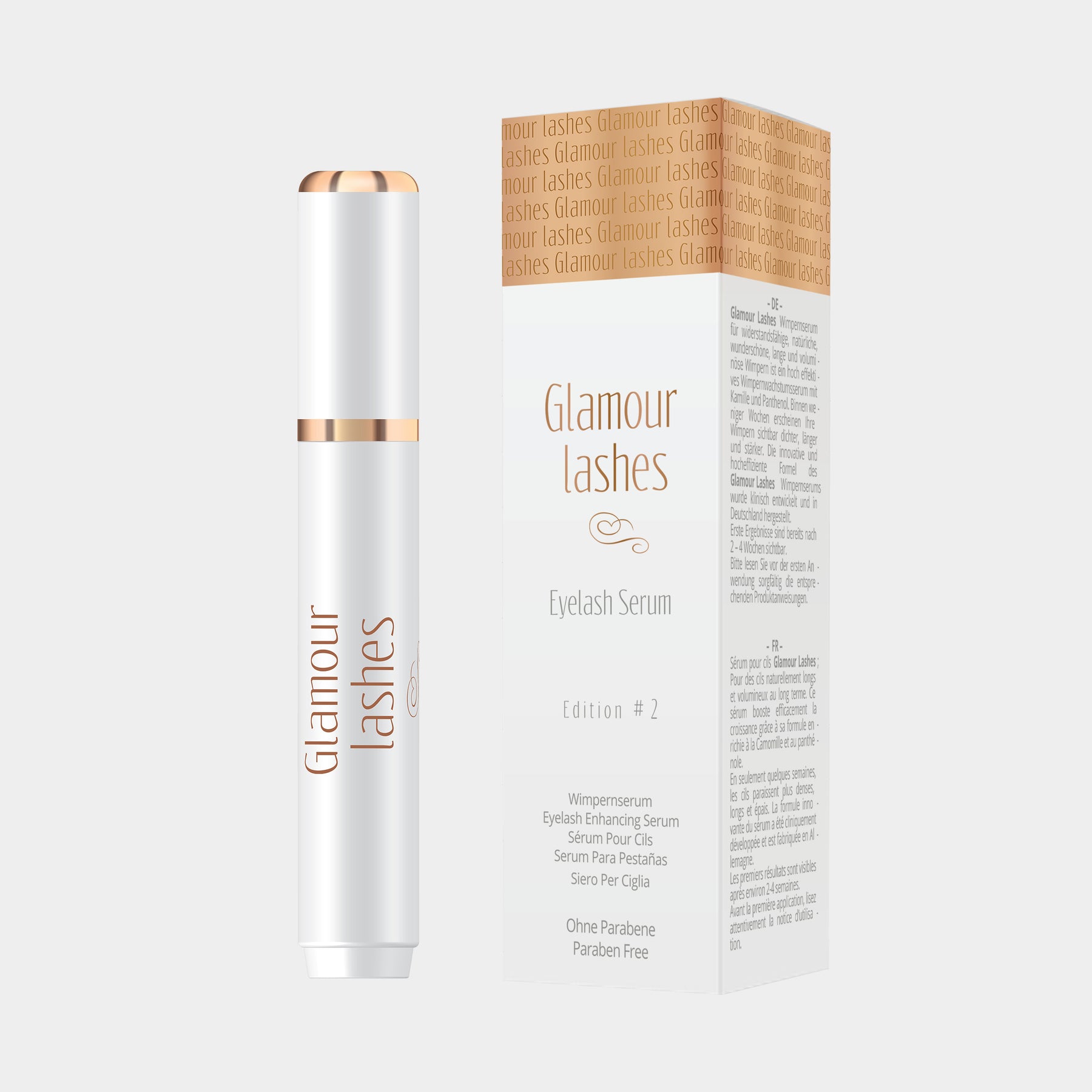 Glamour Lashes eyelash serum and eyebrow serum