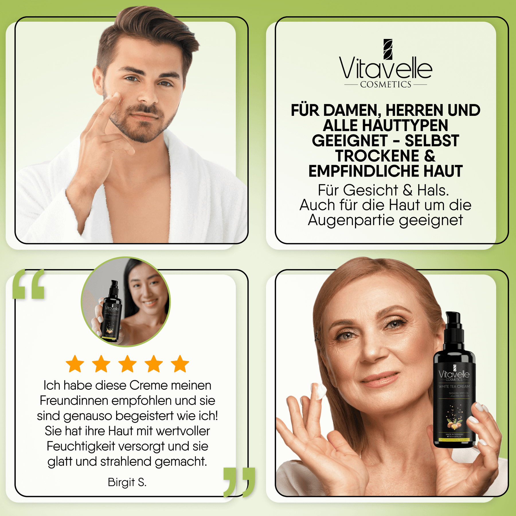 Witte thee crème met babassu olie