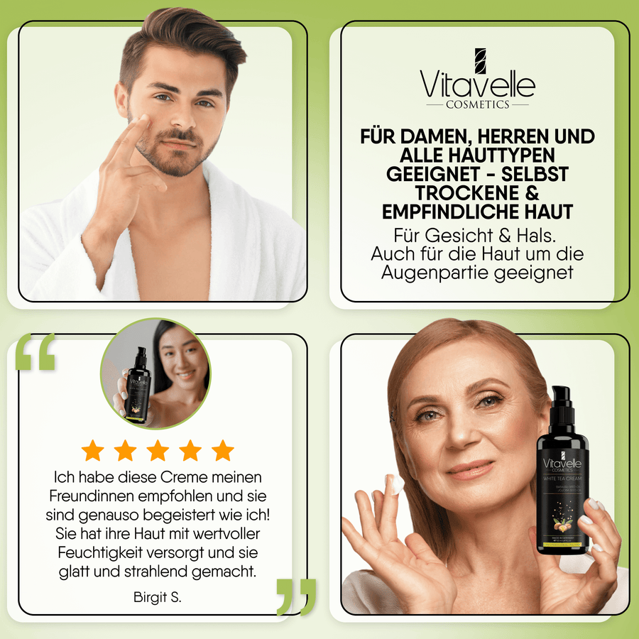 Witte thee crème met babassu olie