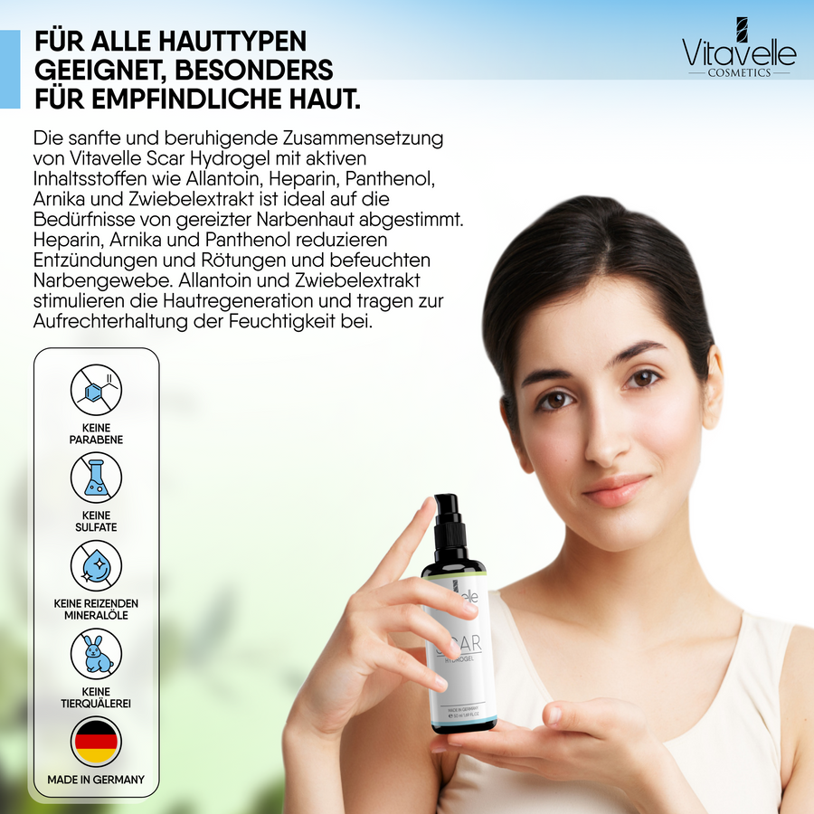 Hydrogel för ärr